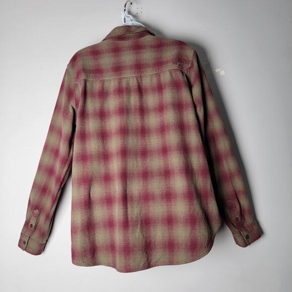Mountain Khakis Stevie Flannel Shirt L Red Green Plaid Classic Fit 100% Cotton - Picture 3 of 10